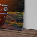 Sinus Art Leinwandbild Ford Mustang 66 Oldtimer Sonnenuntergang Bild 1