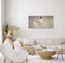 Sinus Art Leinwandbild Ballerina Ballett Kunstdruck 120x60cm Bild 3