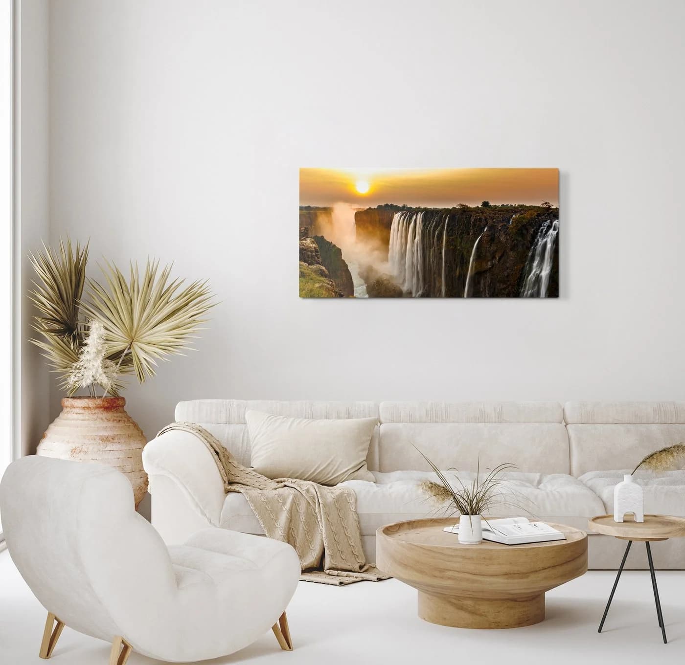 Sinus Art Leinwandbild Viktoriafälle Afrika 120x60cm - Bild 3
