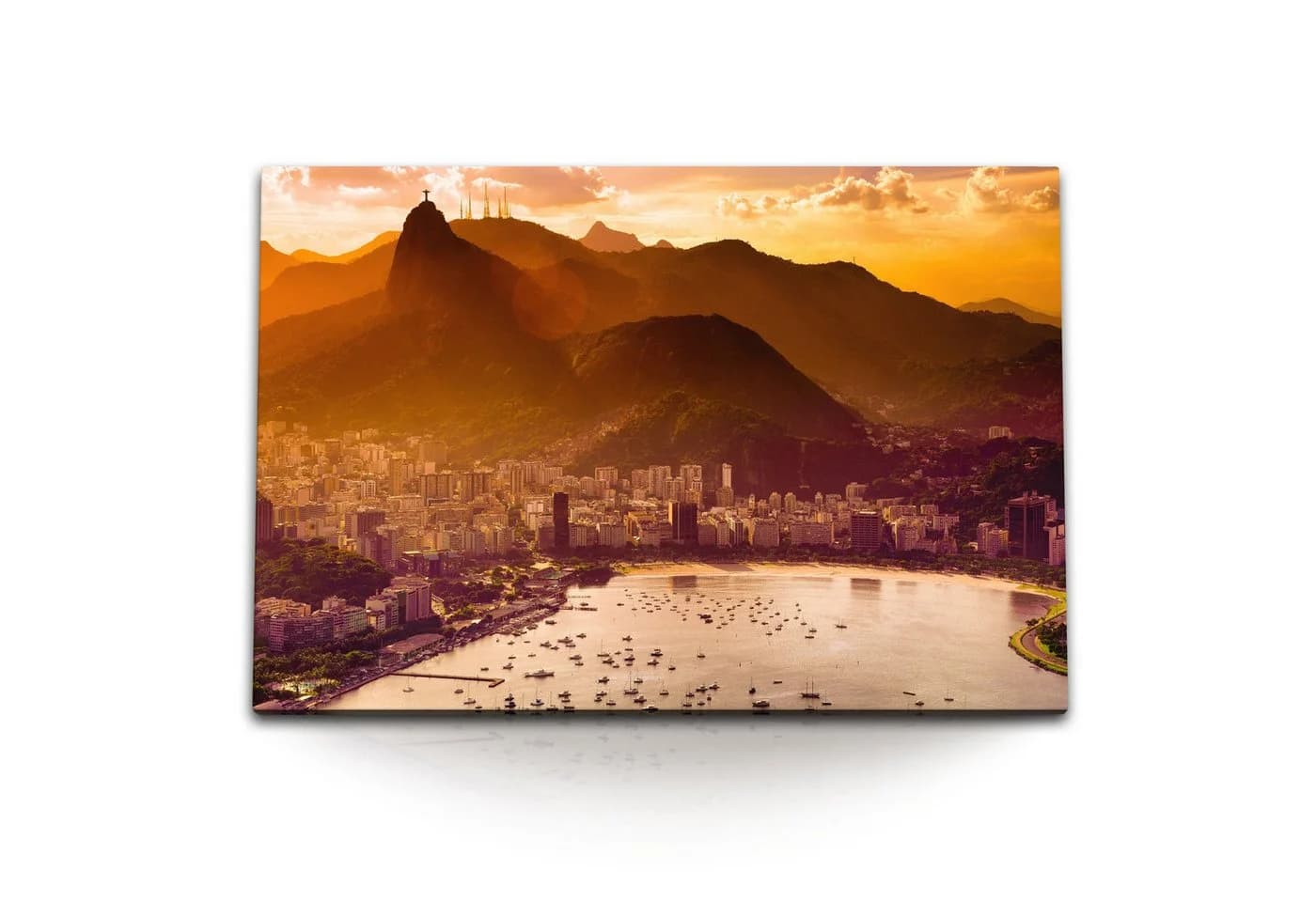 Sinus Art Leinwandbild Bucht von Rio de Janeiro 120x80cm - Bild 2