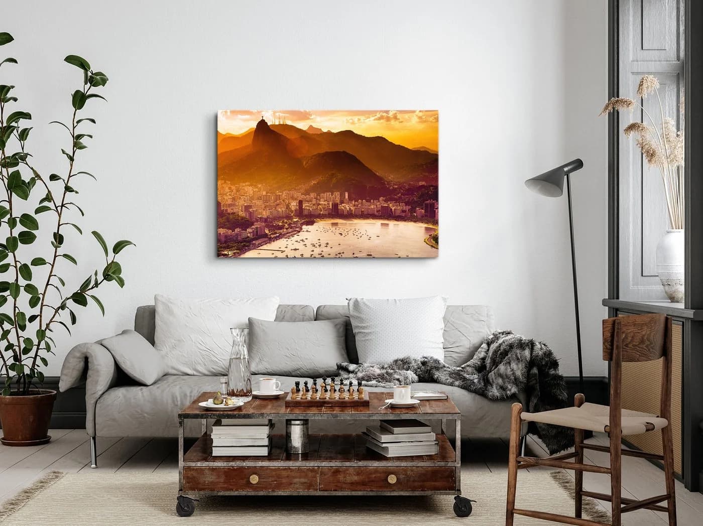 Sinus Art Leinwandbild Bucht von Rio de Janeiro 120x80cm - Bild 3