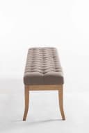 TPFLiving Sitzbank Romeo Grau Chesterfield-Design Bild 1
