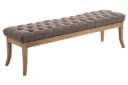 TPFLiving Sitzbank Romeo Grau Chesterfield-Design Bild 2