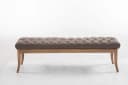 TPFLiving Sitzbank Romeo Grau Chesterfield-Design Bild 3
