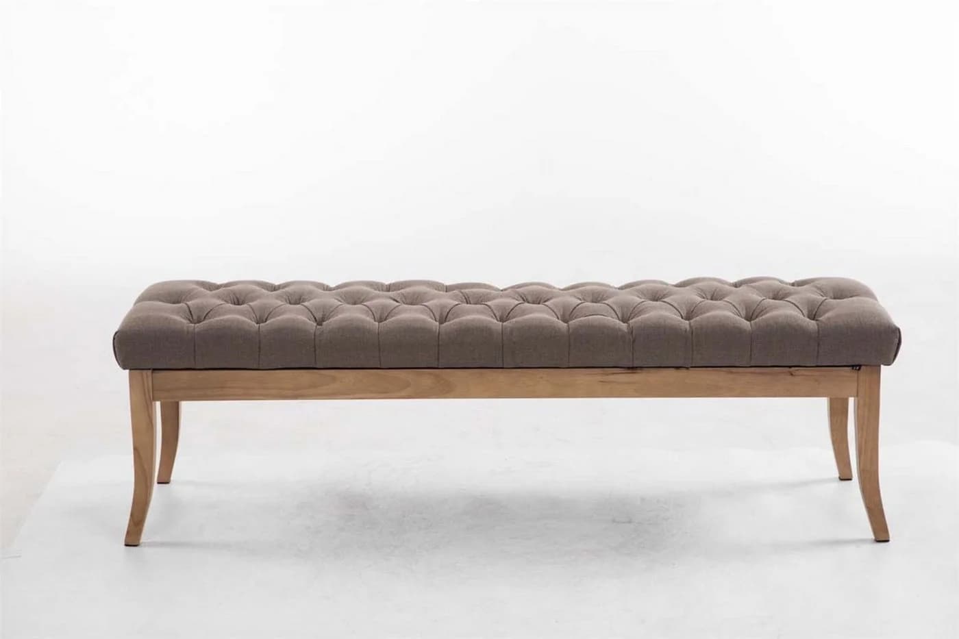 TPFLiving Sitzbank Romeo Grau Chesterfield-Design - Bild 3