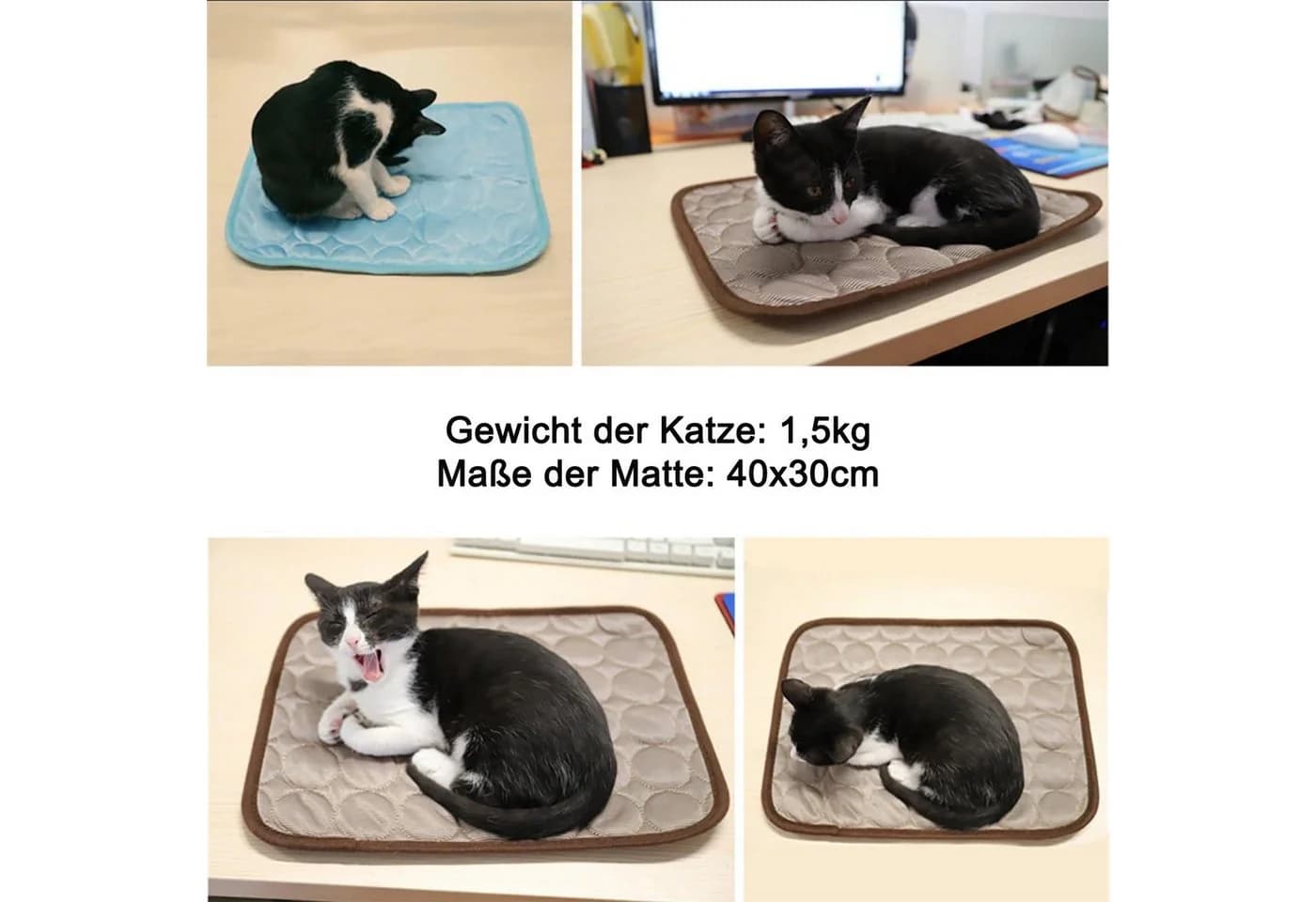 TPFLiving Kühlende Hundematte Rosa Selbstkühlend - Bild 3