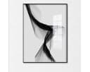 TPFLiving Kunstdruck Leinwand Nordic Art Abstrakt Schwarz Weiss Bild 2
