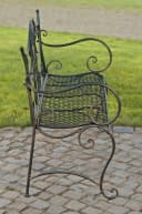 TPFGarden Gartenbank Targo Bronze Metallbank für 3 Personen Bild 3