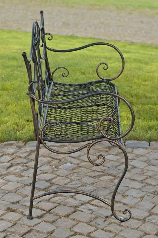 TPFGarden Gartenbank Targo Bronze Metallbank für 3 Personen - Bild 3