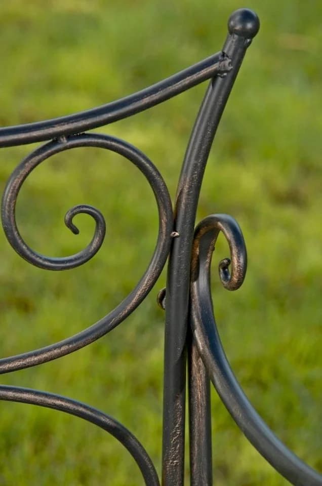 TPFGarden Gartenbank Targo Bronze Metallbank für 3 Personen - Bild 5