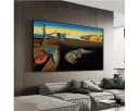 TPFLiving Kunstdruck Leinwand Salvador Dali Blau Gelb Braun Bild 1