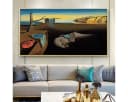 TPFLiving Kunstdruck Leinwand Salvador Dali Blau Gelb Braun Bild 3