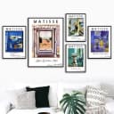 TPFLiving Leinwand-Kunstdruck Henri Matisse Retro Landschaften Stilleben Bild 3