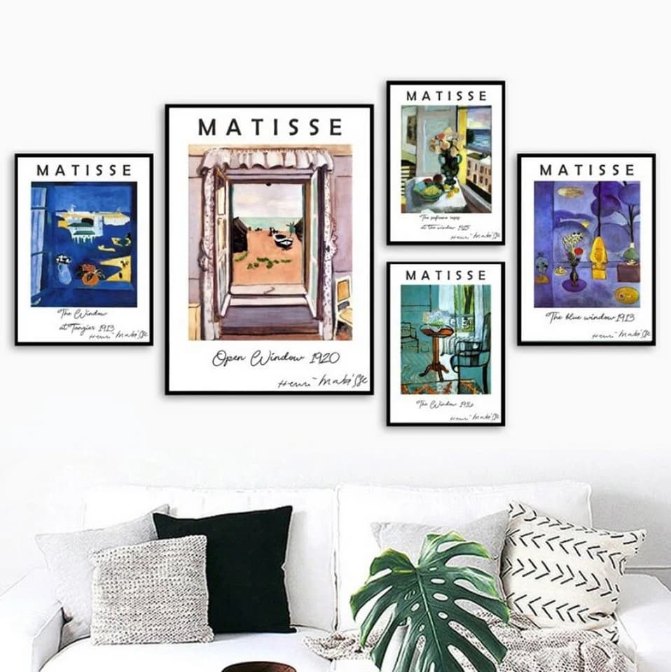 TPFLiving Leinwand-Kunstdruck Henri Matisse Retro Landschaften Stilleben - Bild 3