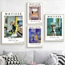 TPFLiving Leinwand-Kunstdruck Henri Matisse Retro Landschaften Stilleben Bild 4