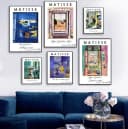 TPFLiving Leinwand-Kunstdruck Henri Matisse Retro Landschaften Stilleben Bild 5