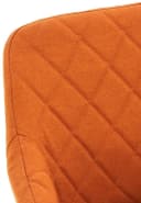 TPFLiving Esszimmerstuhl Shyva Orange Metall Gestell Bild 5