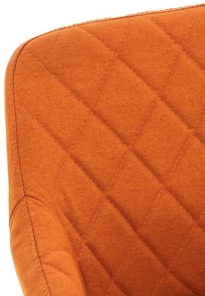 TPFLiving Esszimmerstuhl Shyva Orange Metall Gestell - Bild 5