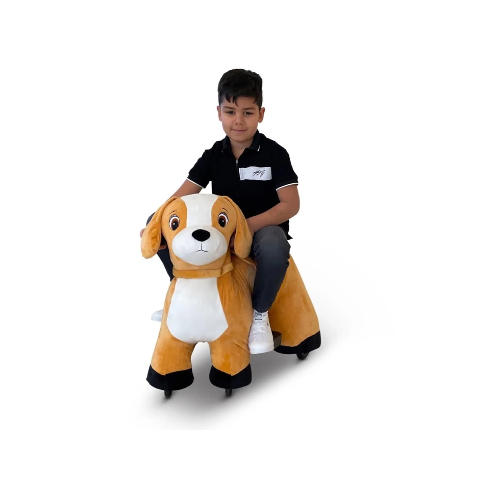 TPFLiving Reittier Hund Kenya orange mit Rollen