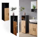 Vicco Midischrank Irma Anthrazit/Goldkraft Eiche 3 Fächer 1 Tür Bild 2