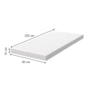 VitaliSpa Komfortschaummatratze Weiß 90x200 cm Kinder Matratze Bild 5