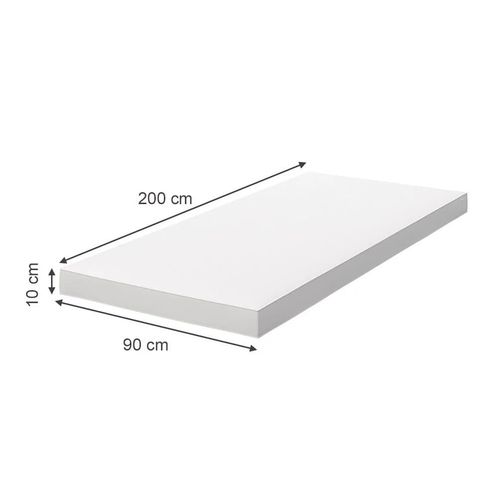 VitaliSpa Komfortschaummatratze Weiß 90x200 cm Kinder Matratze - Bild 5