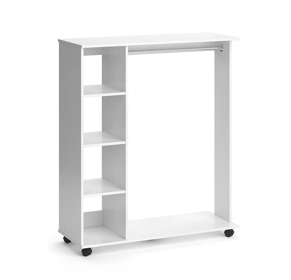 Vicco Garderobe Cosmo Anthrazit mit 4 Fächern und Laufrollen - Bild 2