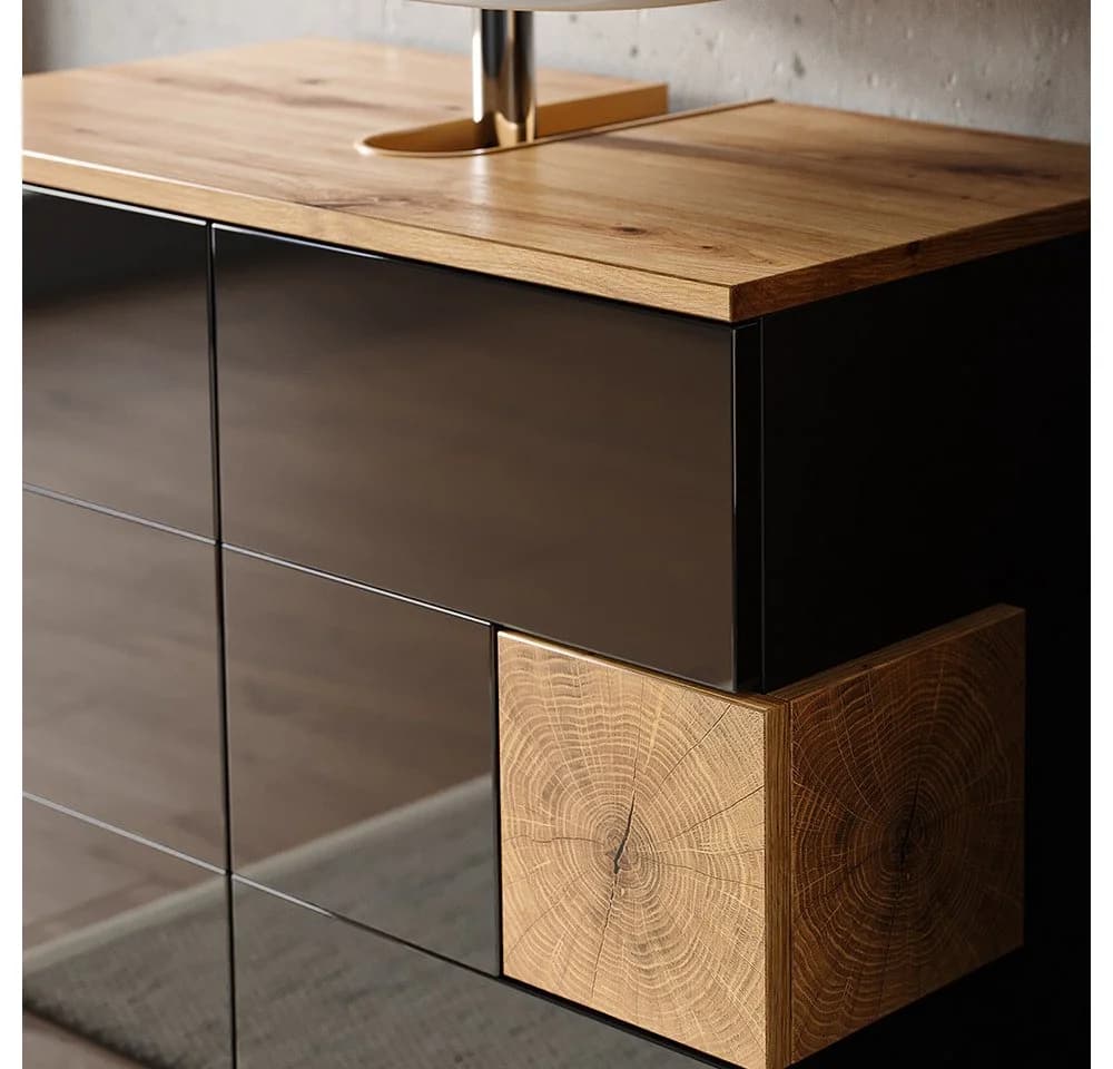 Vicco Badmöbel-Set Eden Anthrazit/Artisan-Eiche 2-teilig - Bild 5