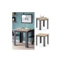 Vicco Esstisch Karlos Goldkraft Eiche Anthrazit 80x80 cm Bild 1