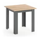Vicco Esstisch Karlos Goldkraft Eiche Anthrazit 80x80 cm Bild 2