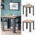 Vicco Esstisch Karlos Goldkraft Eiche Anthrazit 80x80 cm Bild 4