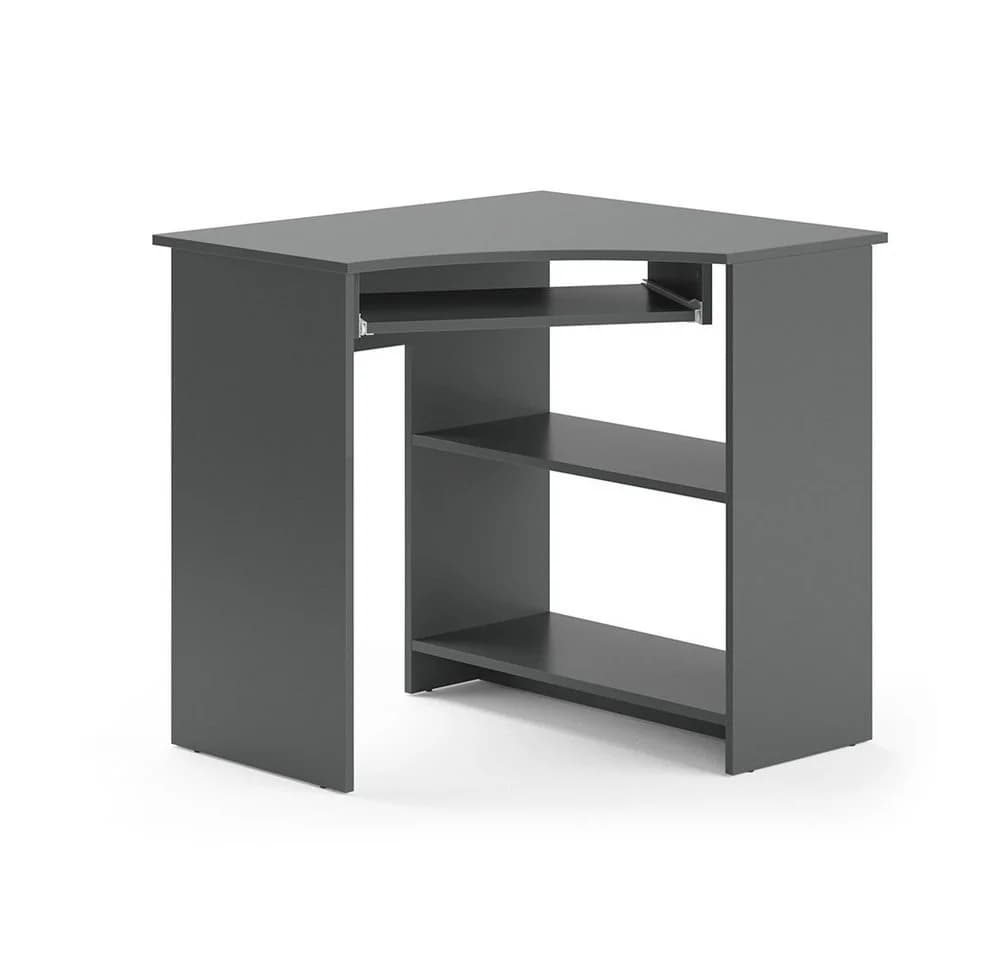 Vicco Eckschreibtisch Odin Anthrazit mit Ablage - Bild 2