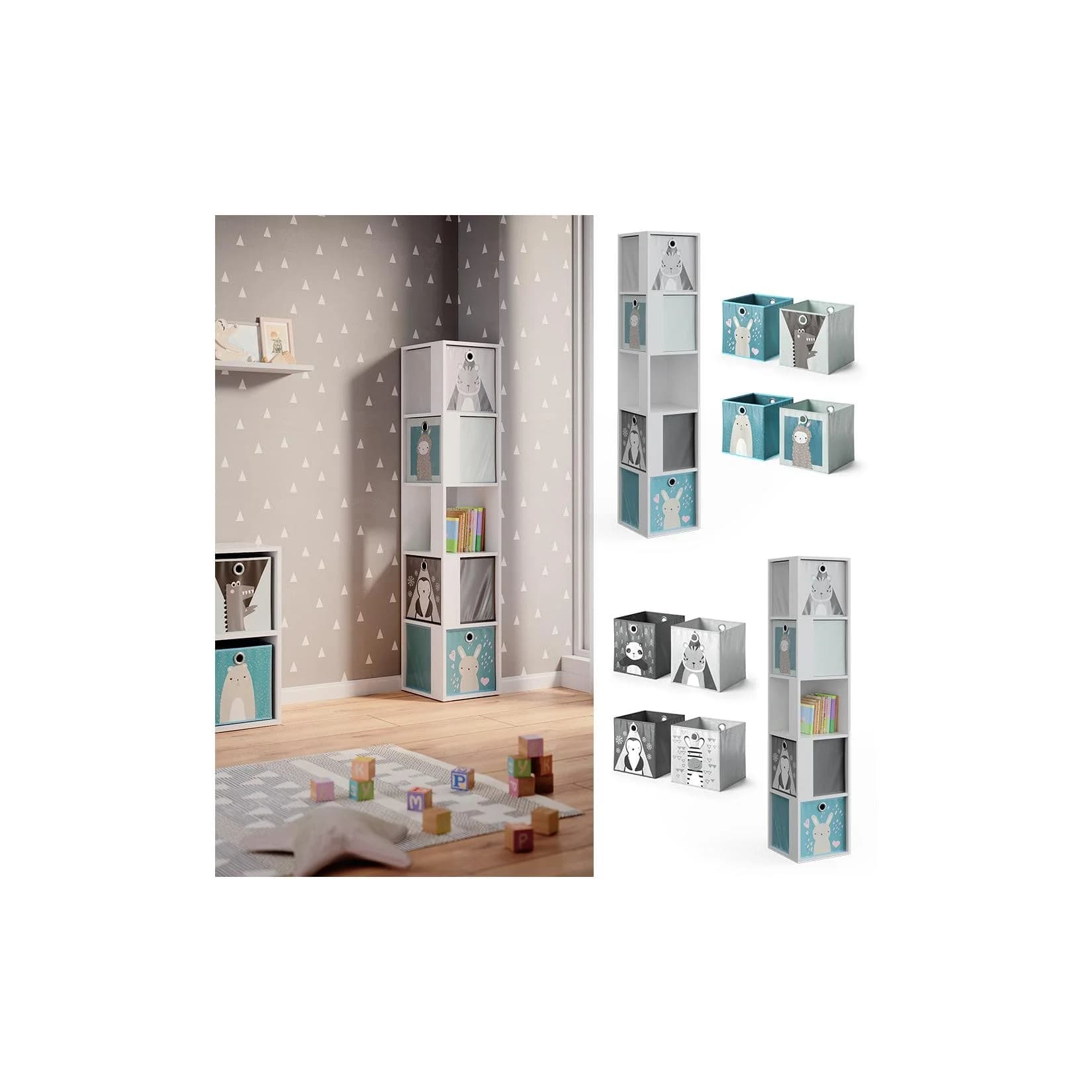 Vicco Eckregal Lio Weiß Modern Raumteiler