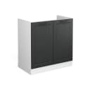 Vicco Spülenunterschrank R-Line Landhaus Weiß-Anthrazit Bild 3