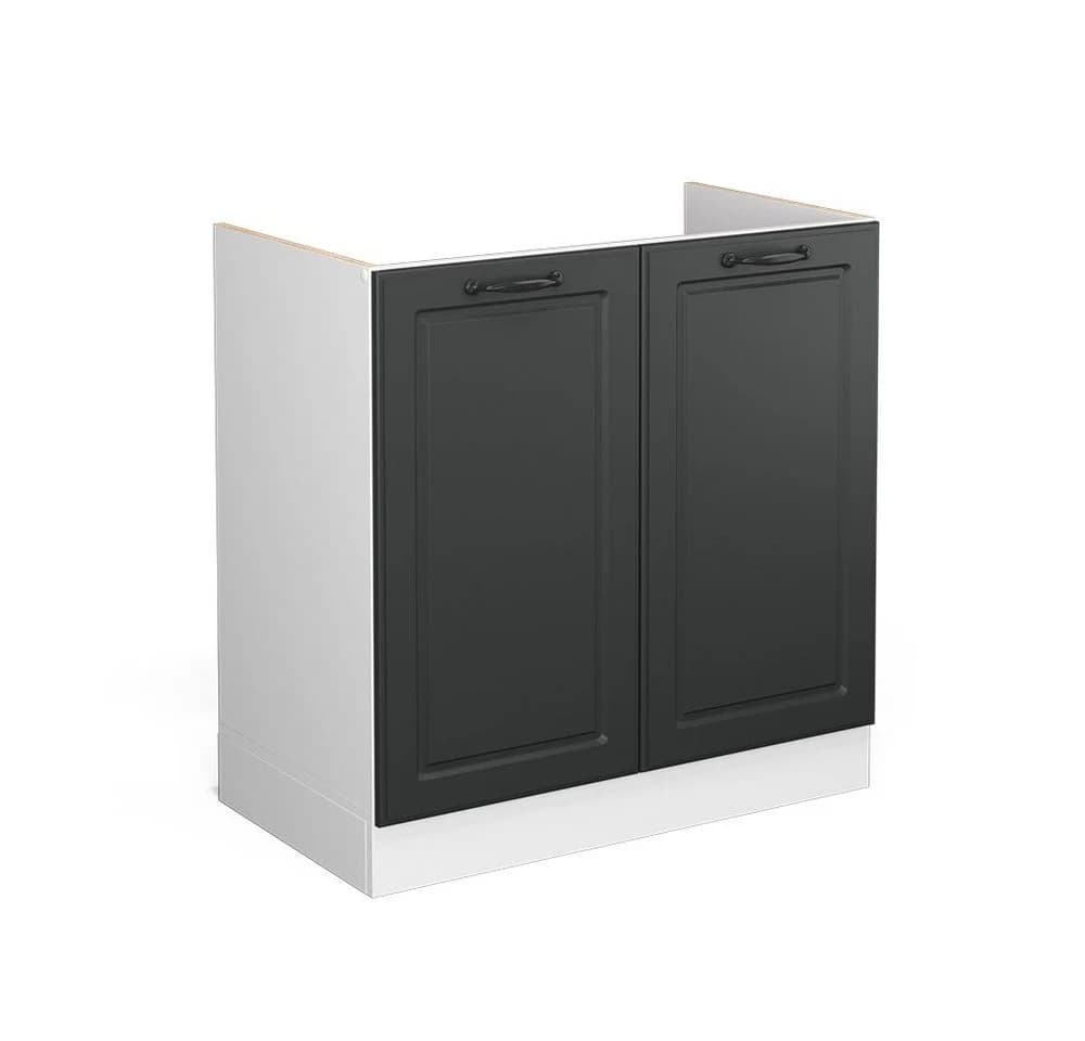 Vicco Spülenunterschrank R-Line Landhaus Weiß-Anthrazit - Bild 3