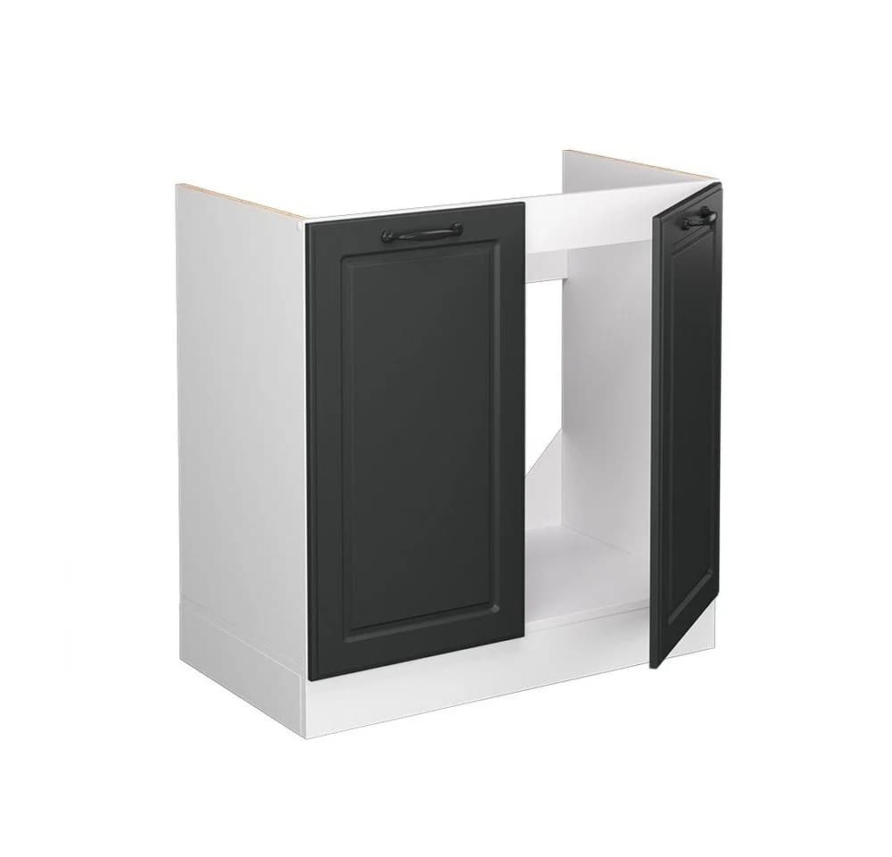 Vicco Spülenunterschrank R-Line Landhaus Weiß-Anthrazit - Bild 5