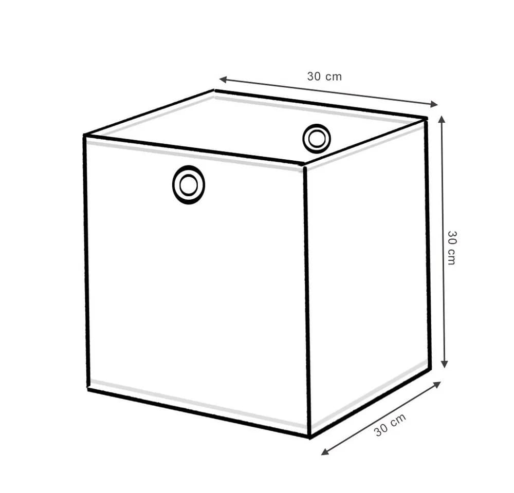 Vicco Faltbox Aufbewahrungsbox Türkis Rosa Floral 2er Set Hartkarton - Bild 3