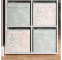Vicco Faltbox Aufbewahrungsbox Türkis Rosa Floral 2er Set Hartkarton Bild 5