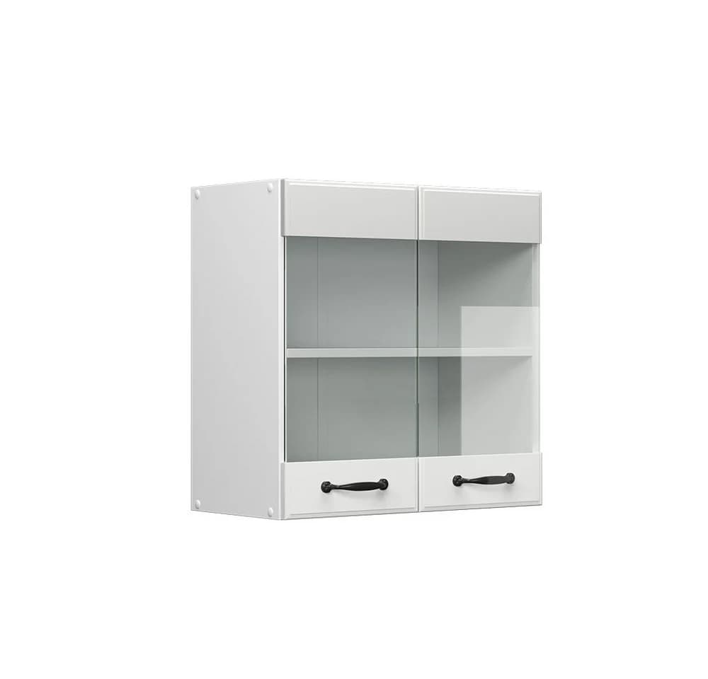 Vicco Hängeglasschrank Küchenschrank R-Line Landhaus Weiß - Bild 3