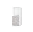 Vicco Herdumbauschrank R-Line Weiß Beton 60 cm Bild 3