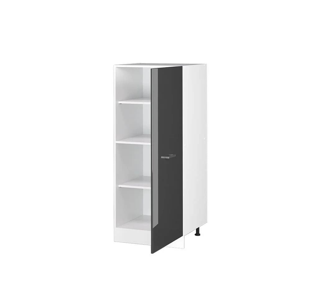Vicco Hochschrank R-Line Anthrazit Hochglanz Weiß 60 cm - Bild 4