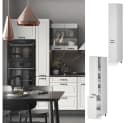 Vicco Apothekerhochschrank R-Line Weiß Landhaus 30 cm Bild 2