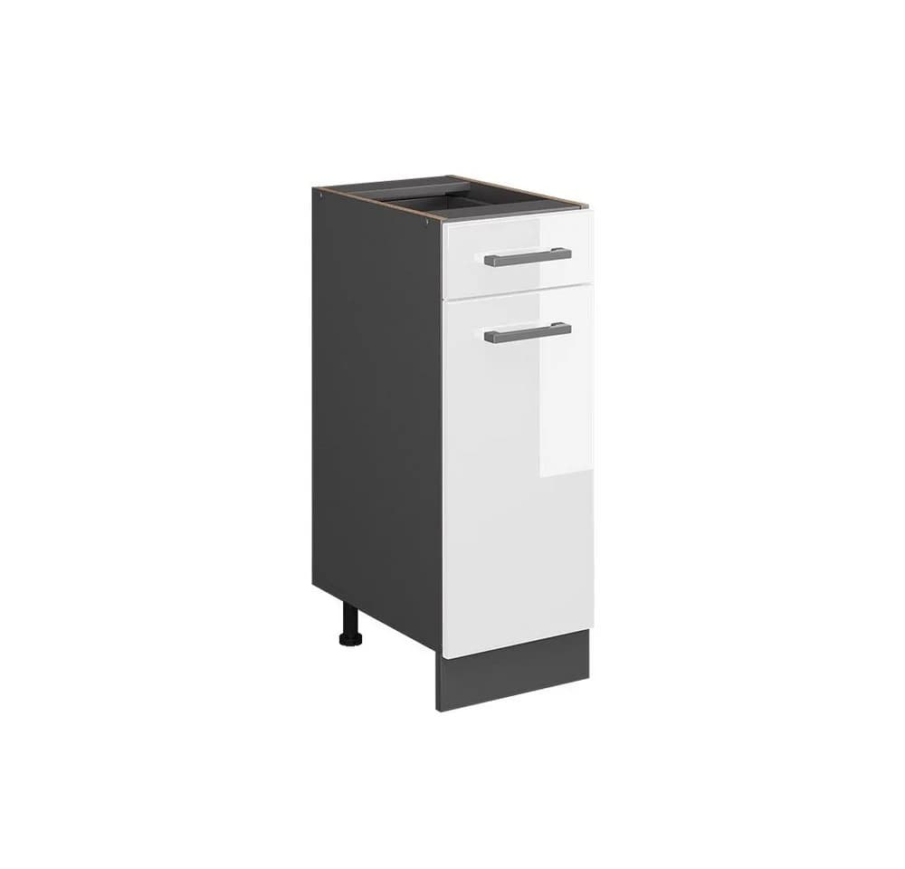 Vicco R-Line Küchenunterschrank Weiß Anthrazit Schubladenschrank - Bild 3