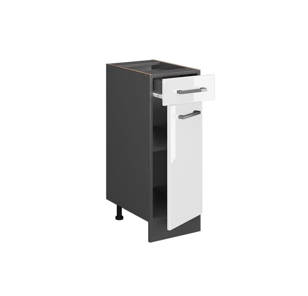 Vicco R-Line Küchenunterschrank Weiß Anthrazit Schubladenschrank - Bild 5