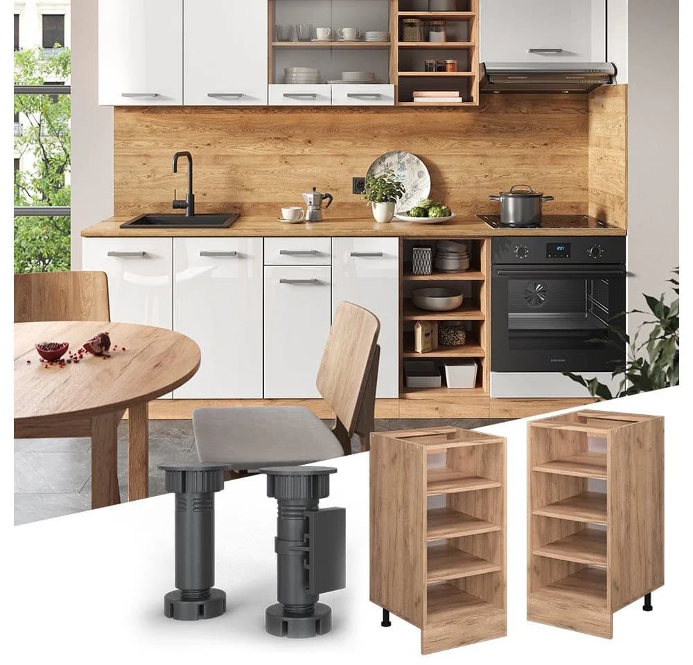 Vicco Unterschrank R-Line Goldkraft Eiche Modern - Bild 4