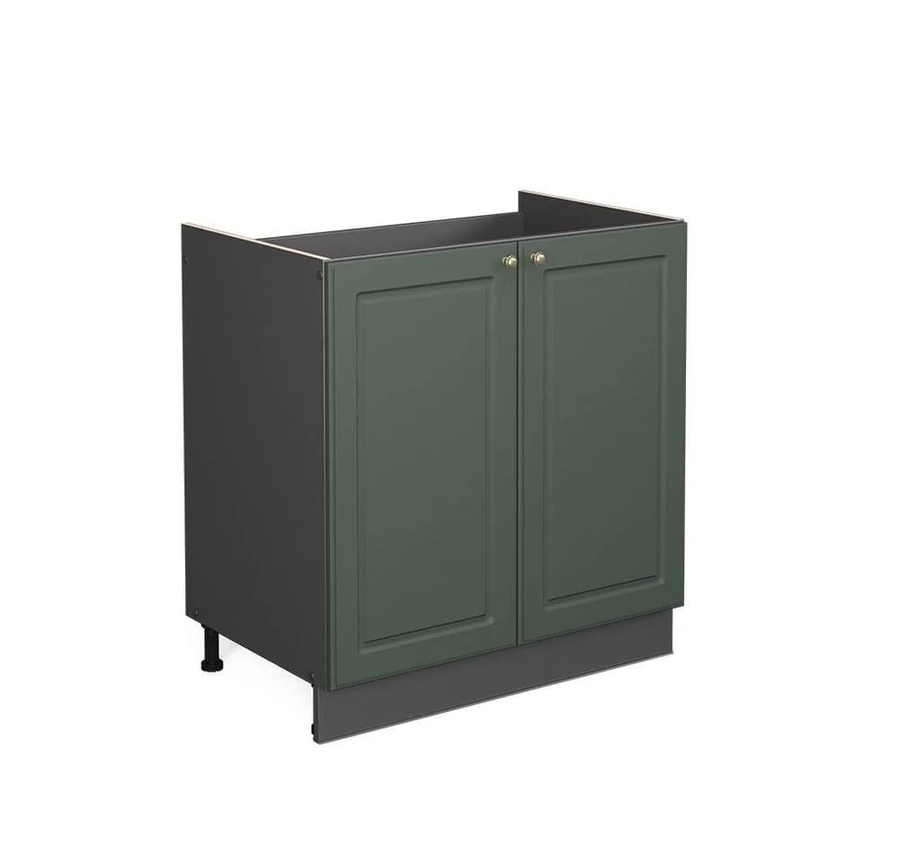 Vicco Spülenunterschrank Fame-Line Grün-Gold Landhaus 80 cm - Bild 3