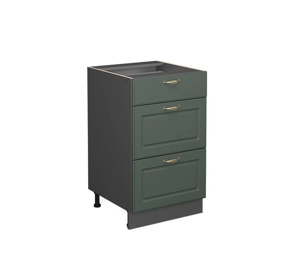 Vicco Fame-Line Küchenunterschrank Grün-Gold Landhaus 50 cm - Bild 3
