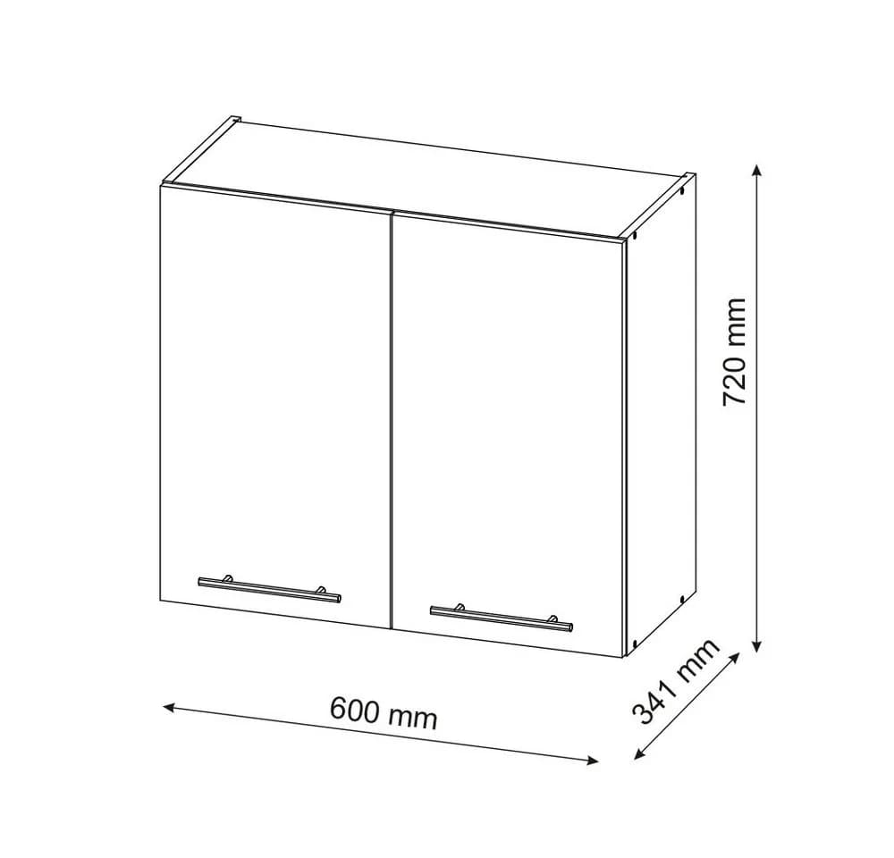 Vicco Hängeschrank Fame-Line Grün-Gold Landhaus 60 cm - Bild 4