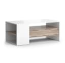 Vicco Couchtisch Fabien Weiß Sonoma Modern mit Schublade Bild 2