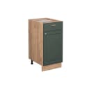 Vicco Unterschrank Fame-Line Grün-Gold Landhaus 40 cm mit Soft-Close Bild 3
